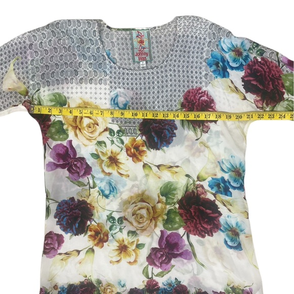Johnny Was “Linden” Floral Flowy Tunic Top - Picture 7 of 13